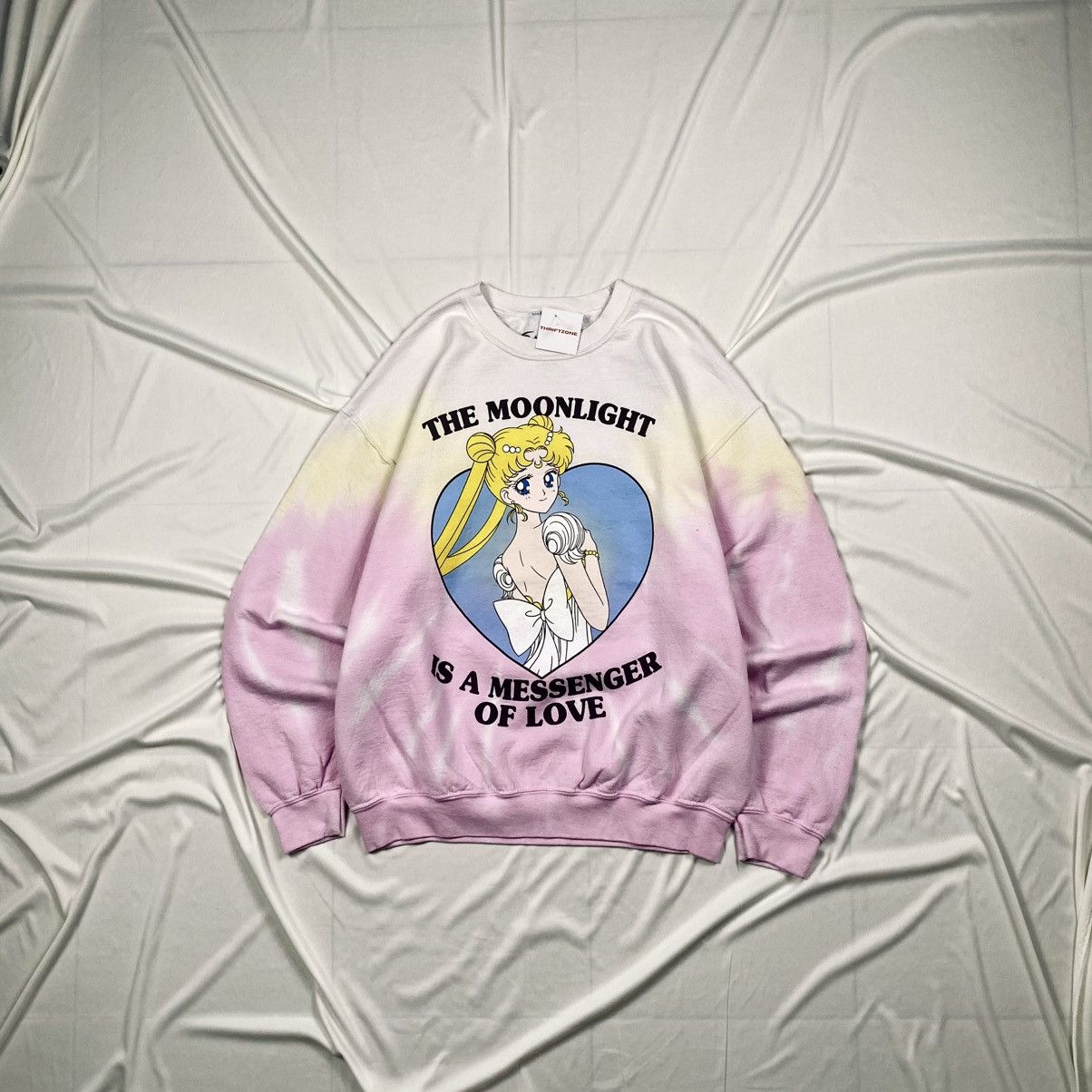 Japanese Brand Vintage y2k Sailor Moon Anime Tiedye Crewneck Size US L / EU 52-54 / 3 - 1 Thumbnail