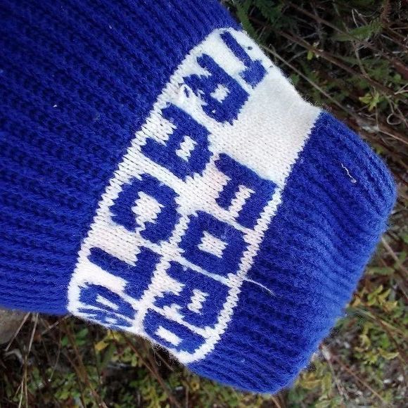 Ford × Vintage Vintage Ford Tractors Knit Beanie Hat Winter Size ONE SIZE - 2 Thumbnail