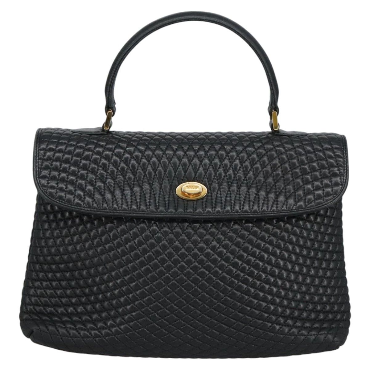 Bally Black Leather Handbag (Pre-Owned) Size ONE SIZE - 1 Thumbnail