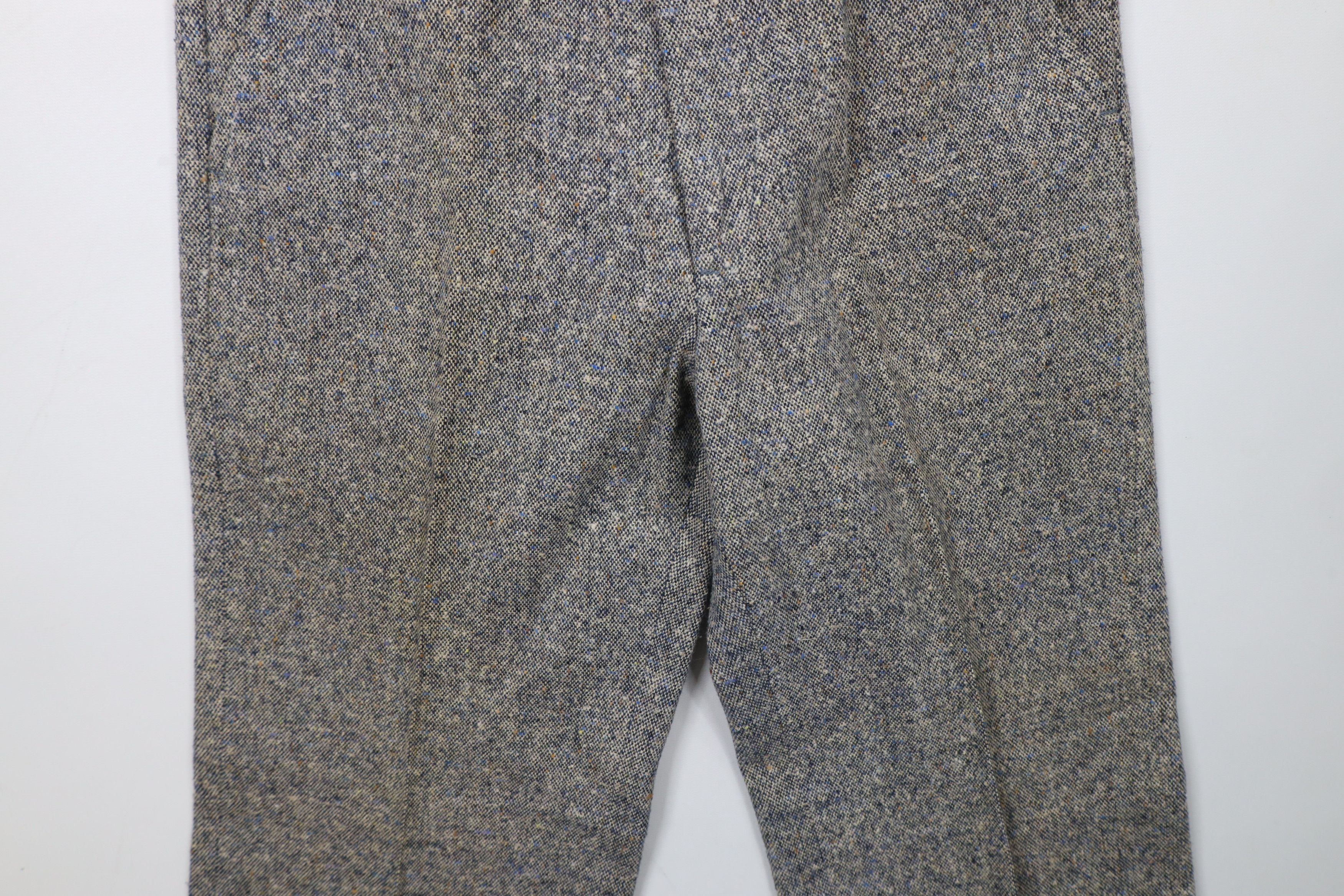 Vintage Vintage 60s 70s Fleck Wool Tweed Bell Bottoms Pants USA Size US 28 / EU 44 - 7 Thumbnail