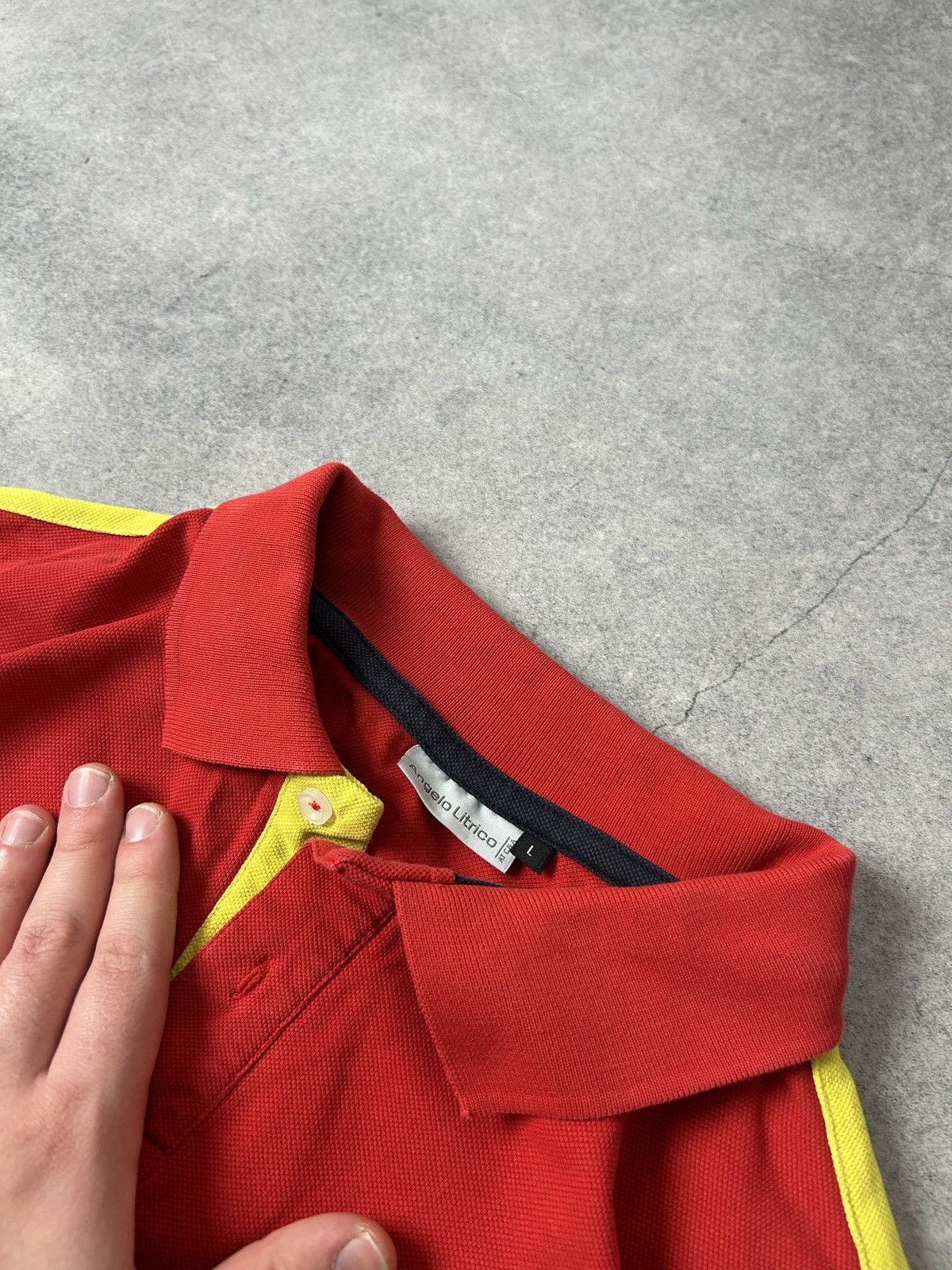 Sterling Ruby Espana big logo polos mens rugby 🏉 Size US L / EU 52-54 / 3 - 4 Thumbnail
