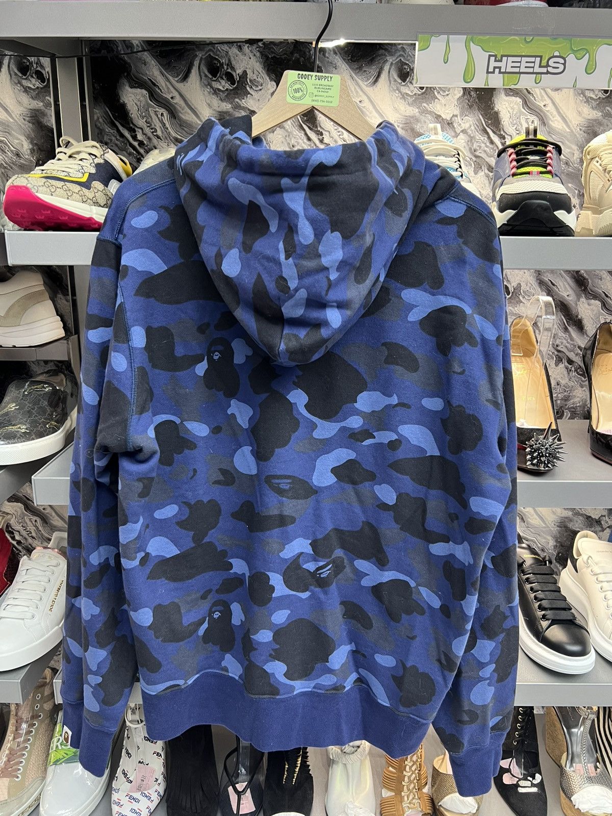 Bape Bathing Ape Pull Over Hoodie Size US XL / EU 56 / 4 - 2 Thumbnail