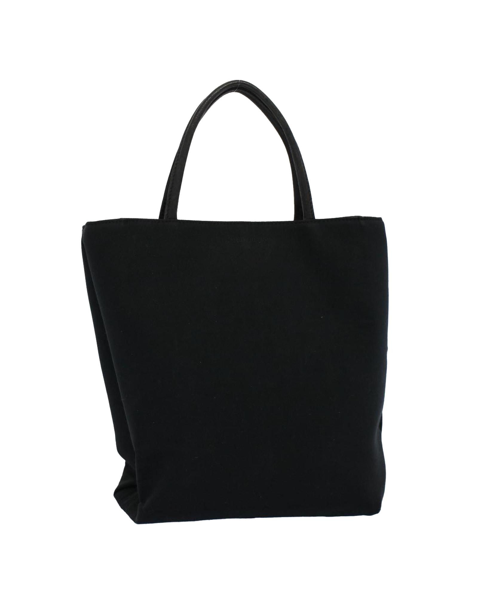 image of Canvas Black Tote Bag - Burberry, Women's