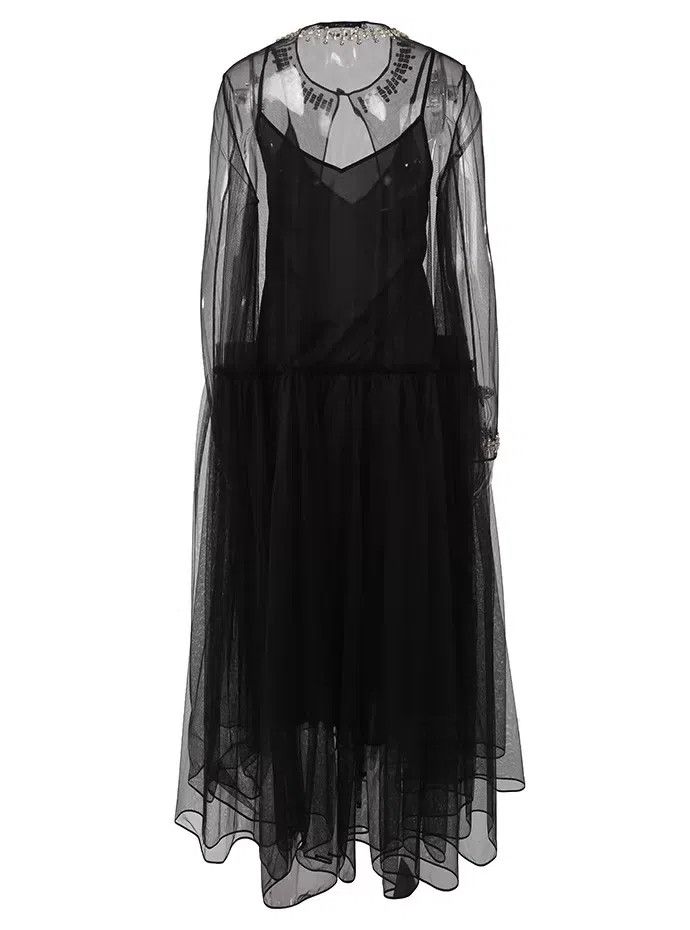 Givenchy Givenchy Crystal Beaded Edge Mesh Jacket Size XS / US 0-2 / IT 36-38 - 4 Thumbnail