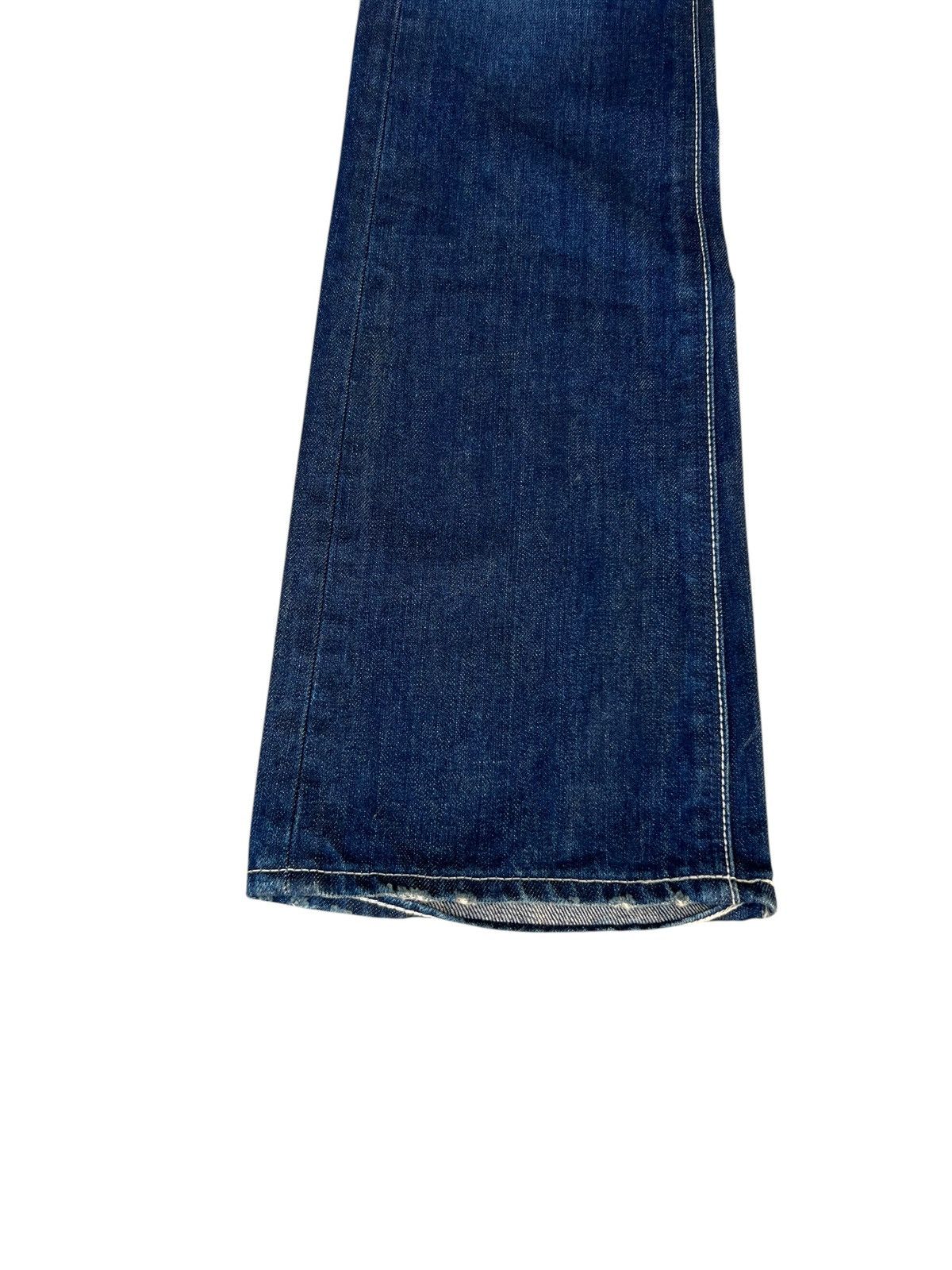 If Six Was Nine × Le Grande Bleu (L.G.B.) × Murder License Clawmark Waxed Denim Murder License Flare Jeans Size US 29 - 10 Thumbnail