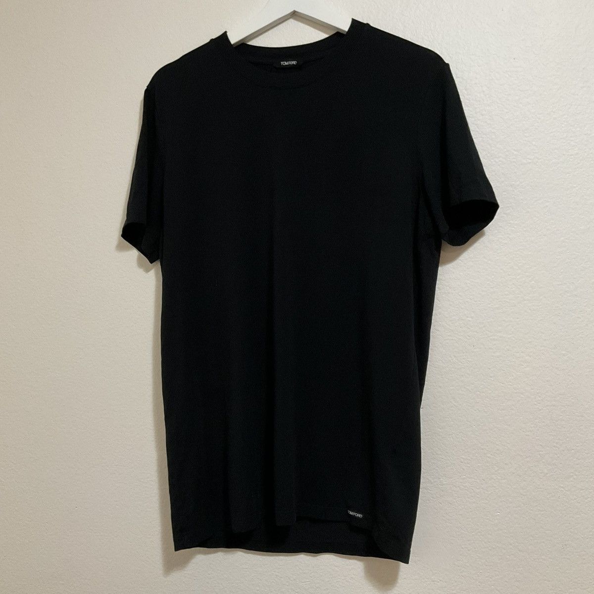 Tom Ford Tom Ford Black Cotton blend T-shirt Size US S / EU 44-46 / 1 - 3 Thumbnail