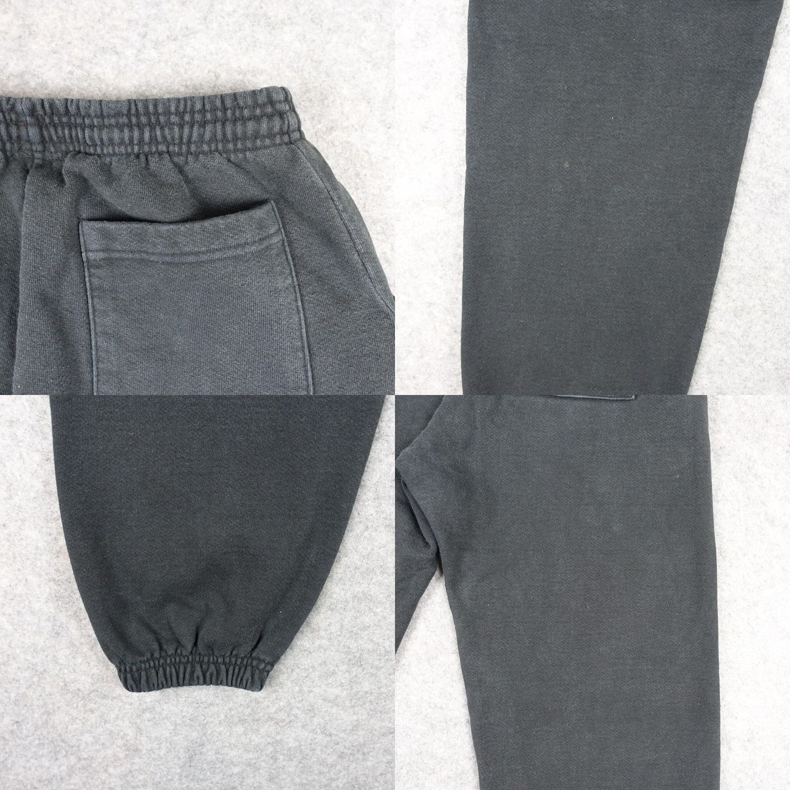 Revenge Revenge Mens Sweatpants Joggers Black Fleece Pockets Drawstring Casual Activewear 28in Inseam Tapered Size US 31 - 9 Thumbnail