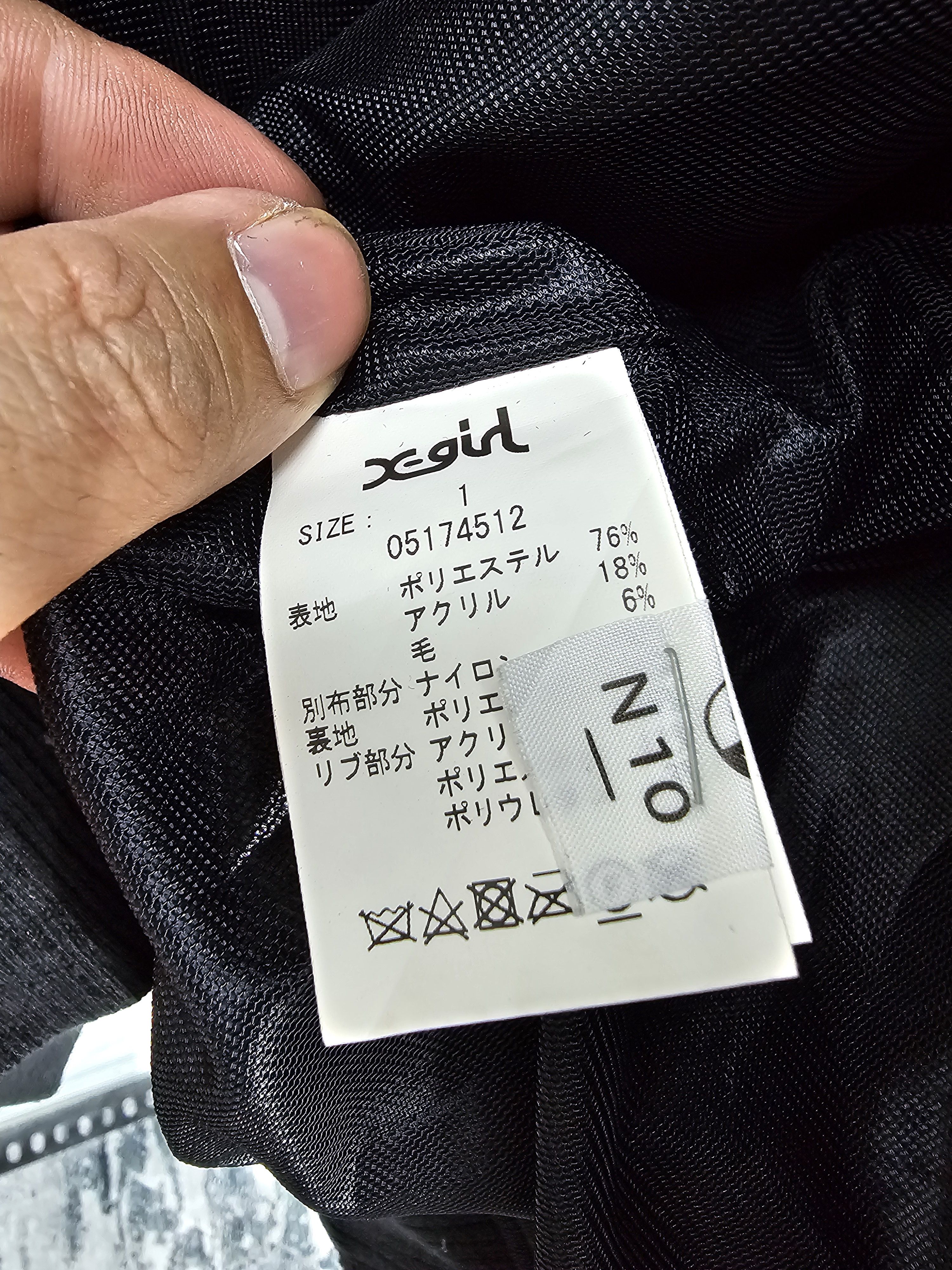 Japanese Brand Japanese Brand X-GIRL Usa Fleece Sherpa Jacket J0121 Size US M / EU 48-50 / 2 - 10 Thumbnail