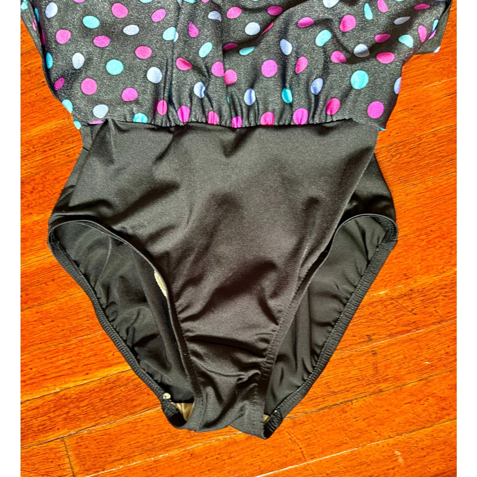 Lands' End Vintage 90’s Lands End Black Pink Polka Dot Swim Suit Small Size S / US 4 / IT 40 - 4 Thumbnail