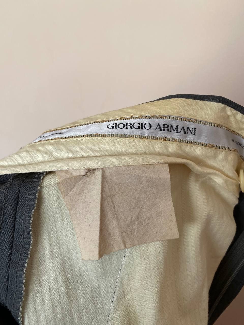 Giorgio Armani Vintage Giorgio Armani Suit Grey Wool Size 46R - 24 Thumbnail