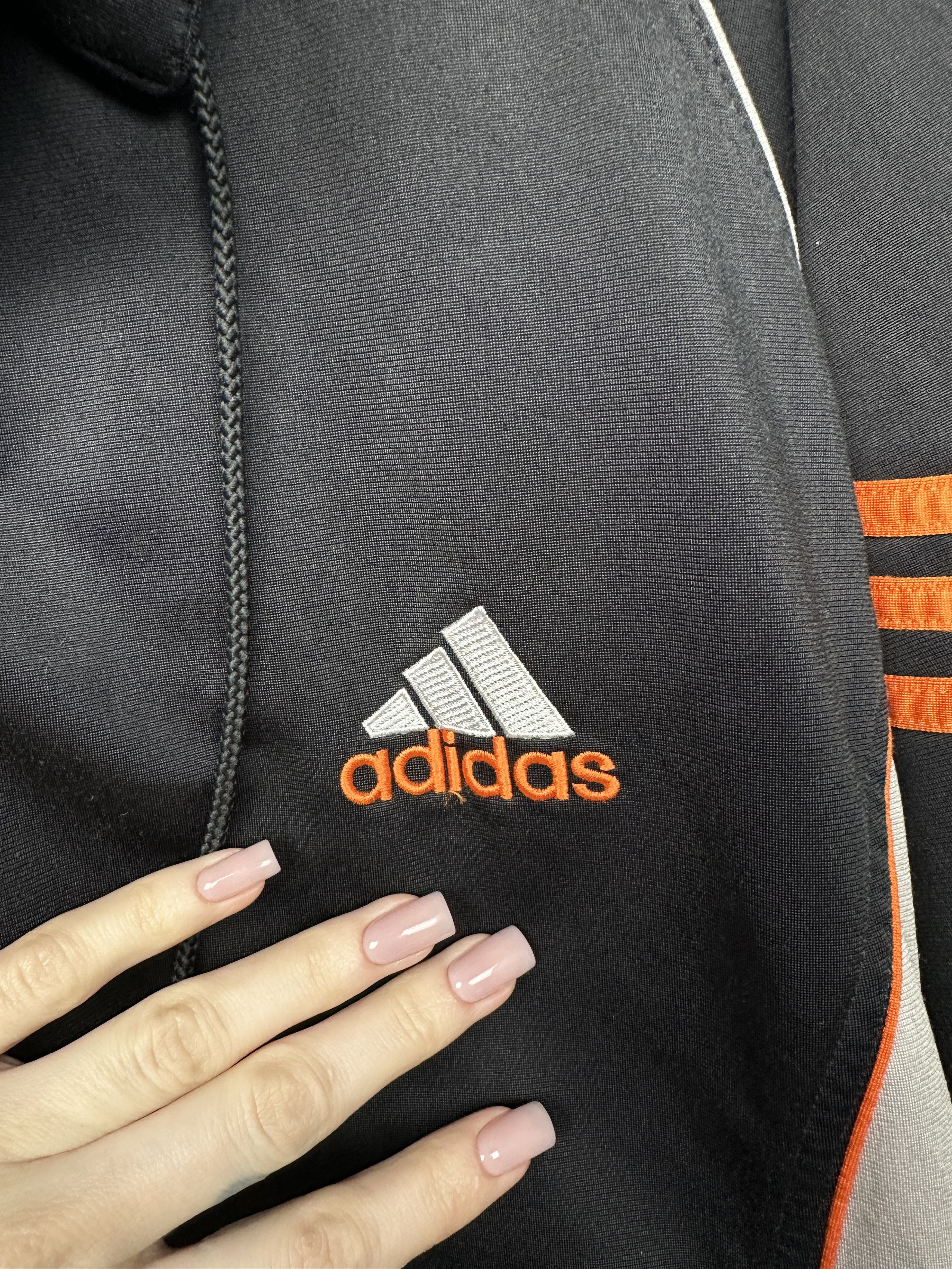 Adidas Adidas Vintage Mens Track Top Hooded Jacket Size US L / EU 52-54 / 3 - 3 Thumbnail