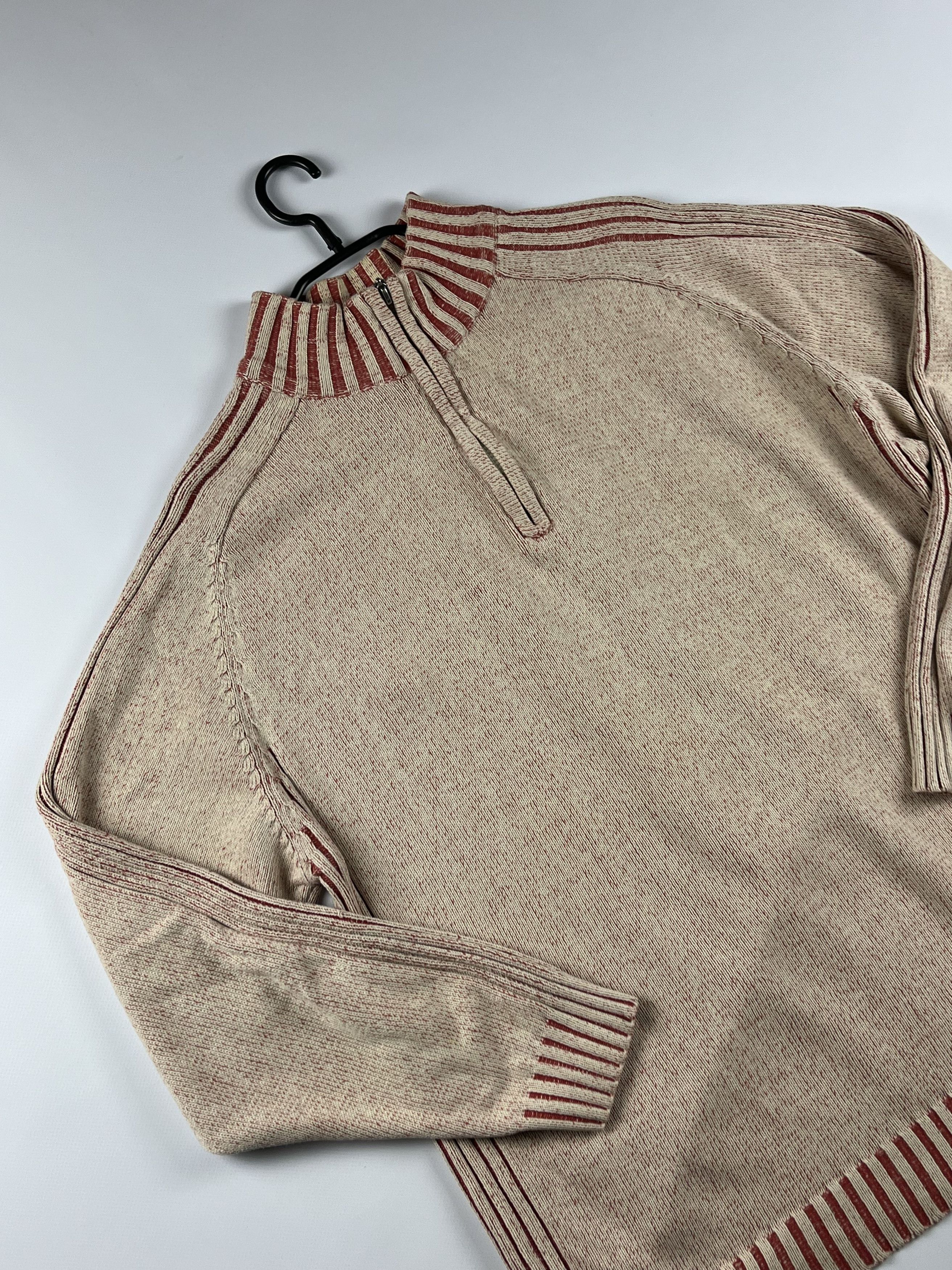 Japanese Brand × Vintage 90s Rare Ribbed Knited Faded Sweater Size US M / EU 48-50 / 2 - 2 Thumbnail