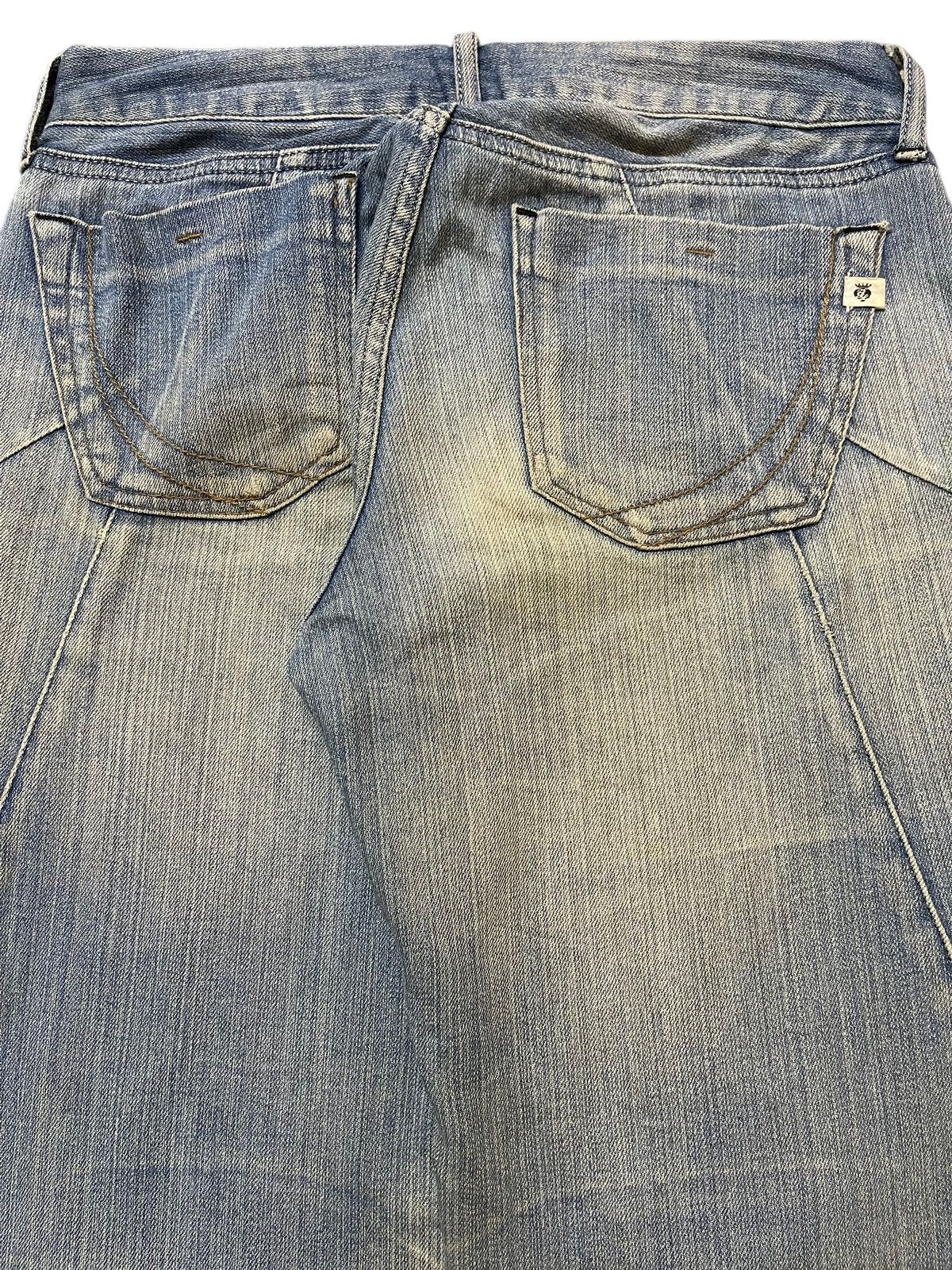 Tornado Mart Vintage Japanese Brand Mud Wash Style Wide Leg Baggy Jeans Size US 30 / EU 46 - 6 Thumbnail