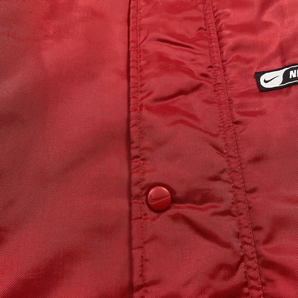 Nike y2k Nike Double Layer Hooded Coach Jacket Size US L / EU 52-54 / 3 - 3 Thumbnail