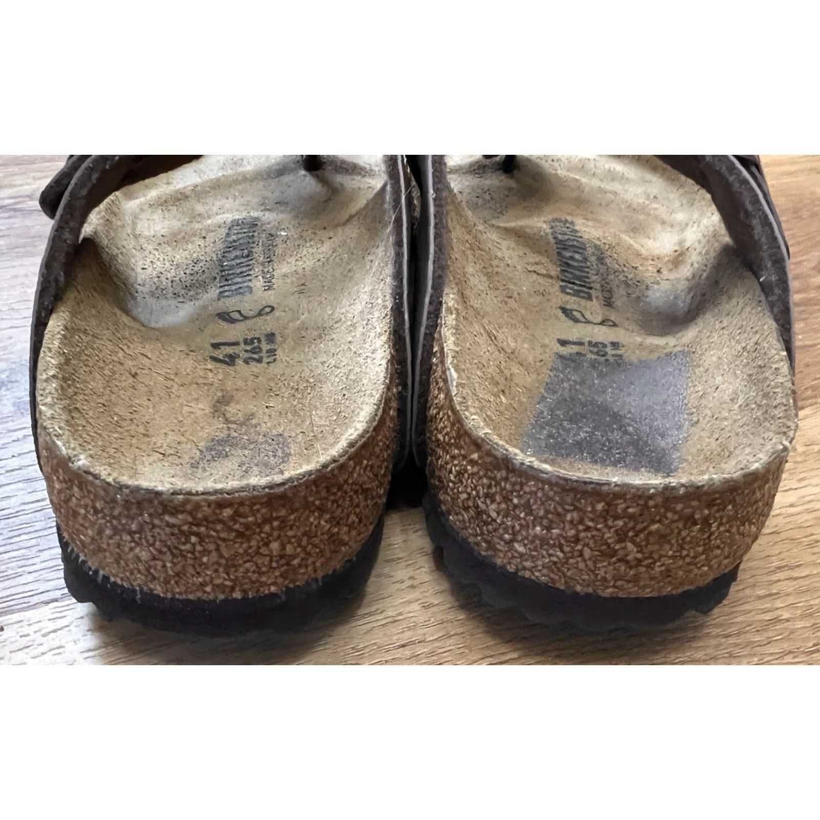 Birkenstock Birkenstock Gizeh Birko-Flor Nubuck Brown Sandal 41 8 Mens Womens Slip On Buckle Casual Summer Leather Nubuck Size ONE SIZE - 7 Thumbnail