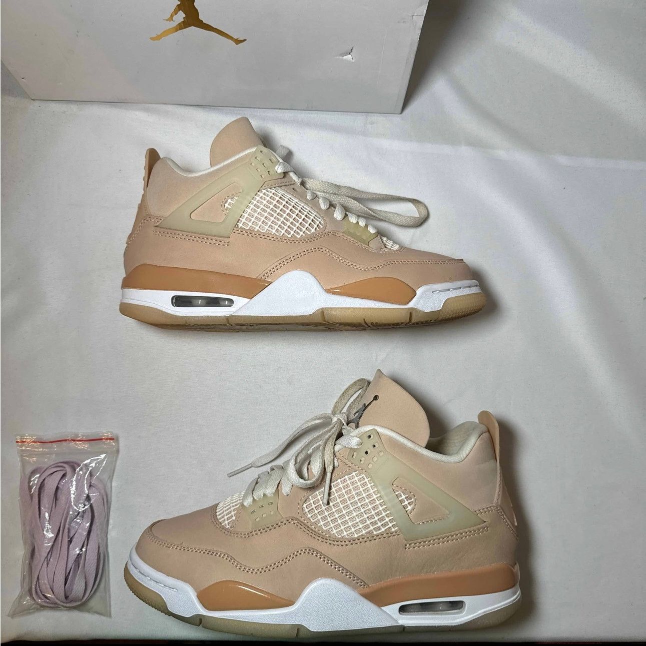Jordan Brand × Nike Size 8 - Air Jordan 4 Retro Shimmer Women's Shoes Ships Now Size US 8 / IT 38 - 2 Thumbnail
