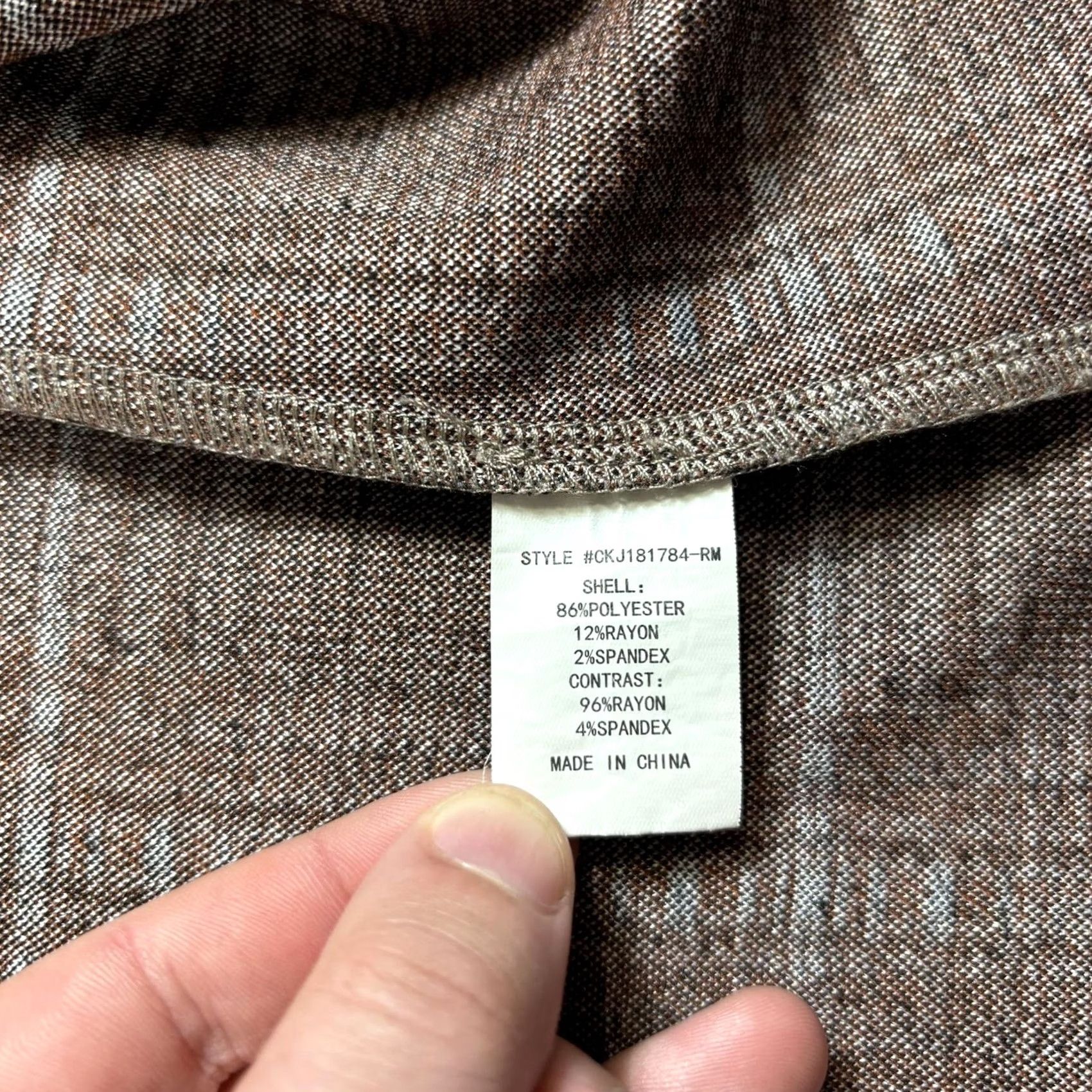 Vintage Melloday Coatigan Womens M Brown Plaid Long Jacket Overcoat Open Front Pockets Collared Knit Size M / US 6-8 / IT 42-44 - 4 Thumbnail