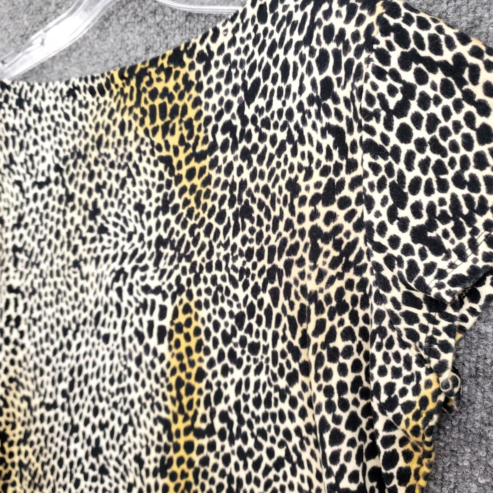 Jones New York Jones New York T-Shirt Women XL Black Signature Cropped Animal Print Cotton Size XL / US 12-14 / IT 48-50 - 7 Thumbnail