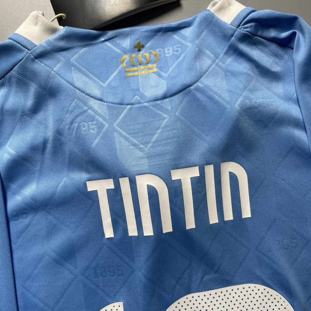 Adidas × Vintage NWT BELGIUM ADIDAS 2024 EURO FOOTBALL AWAY JERSEY #10 TINTIN Size US XXL / EU 58 / 5 - 14 Thumbnail