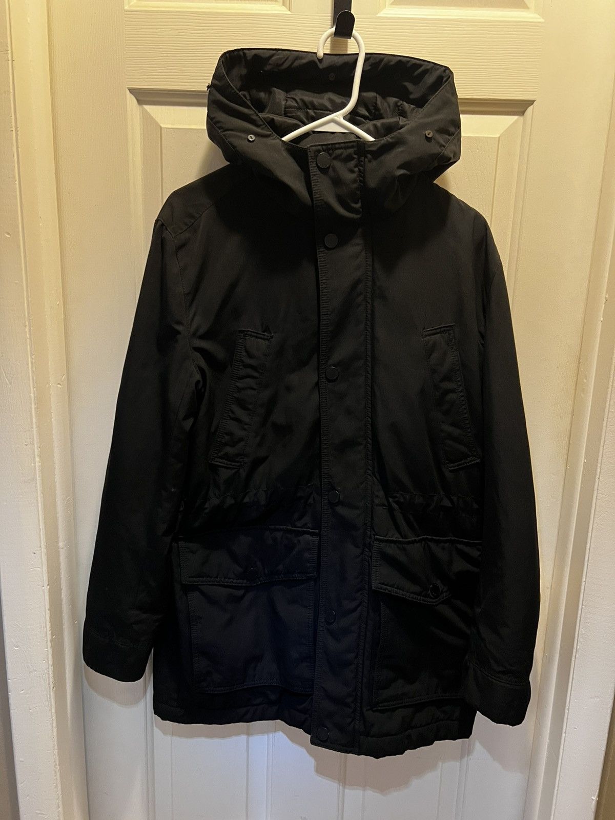 H&M Black Parka heavy coat Size US S / EU 44-46 / 1 - 1 Thumbnail