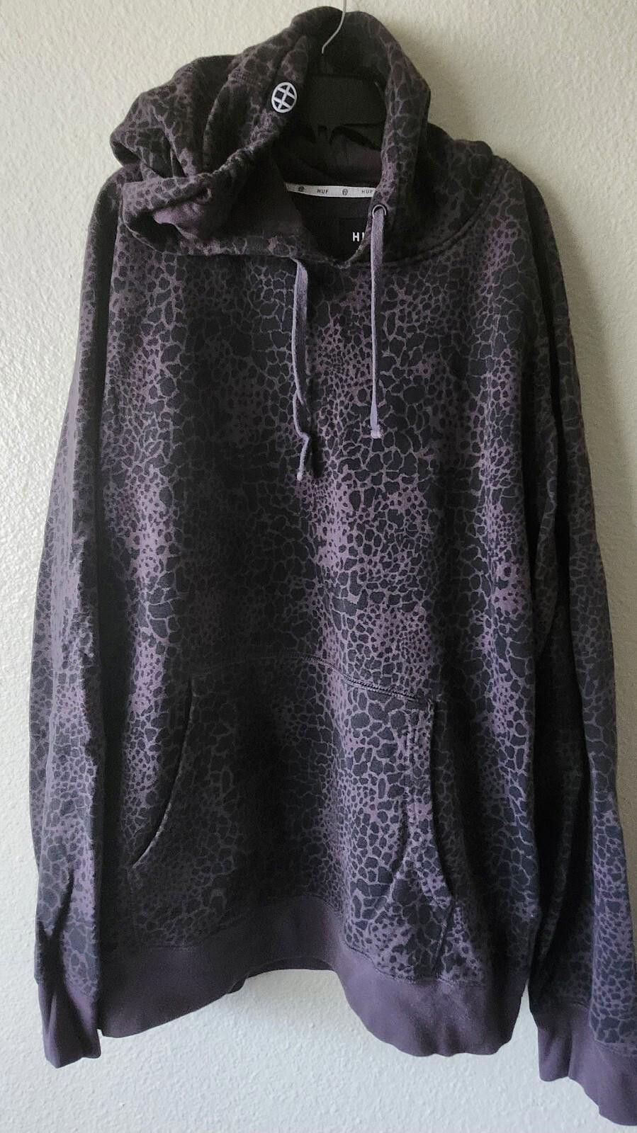 NEFF Neff Pullover Long Sleeve Black/purple Hooded Sweatshirt Size US XXL / EU 58 / 5 - 1 Thumbnail