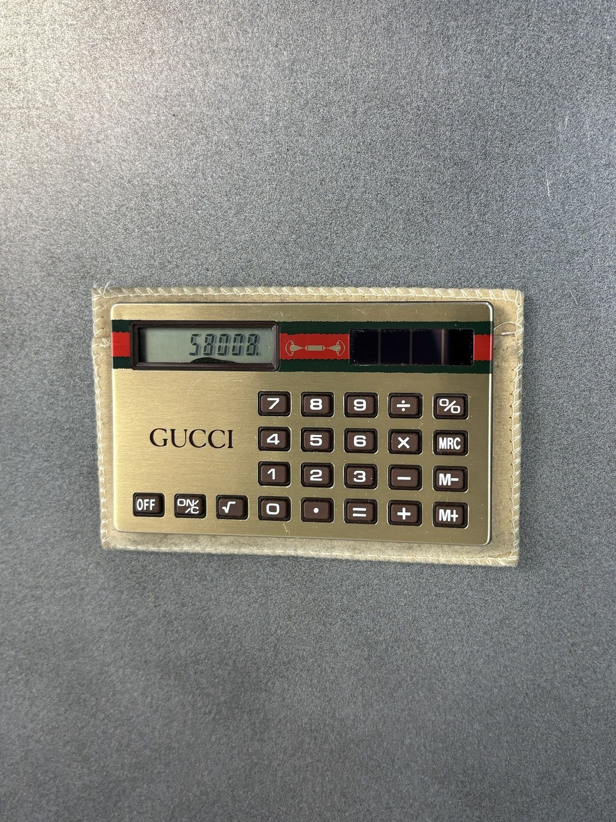 Gucci Vintage Gucci Calculator 1980s Gucci Home Gift 70s Novelty Size ONE SIZE - 1 Thumbnail