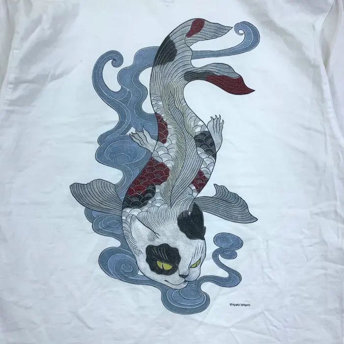Vintage AYAKO ISHIGURO Illustration Junji Ito Wife Tee Shirt Size M / US 6-8 / IT 42-44 - 4 Thumbnail