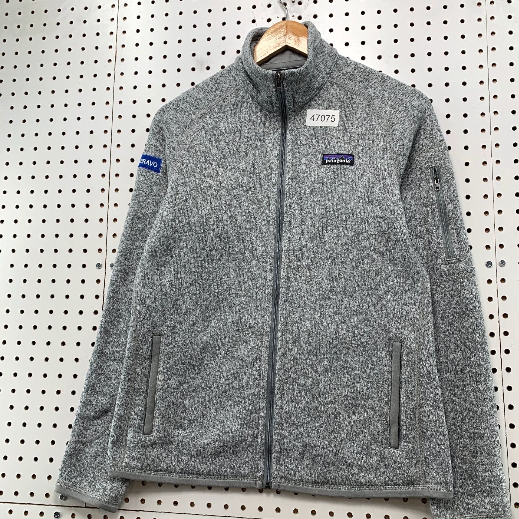 Patagonia Patagonia Better Sweater Jacket Womens Medium Gray Bravo Embroidered Size M / US 6-8 / IT 42-44 - 5 Thumbnail
