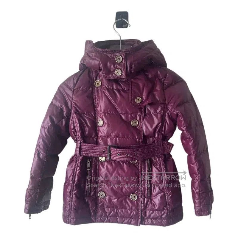 Burberry Burberry Burgundy Long Puffer Coat for Women. Size S / US 4 / IT 40 - 1 Thumbnail