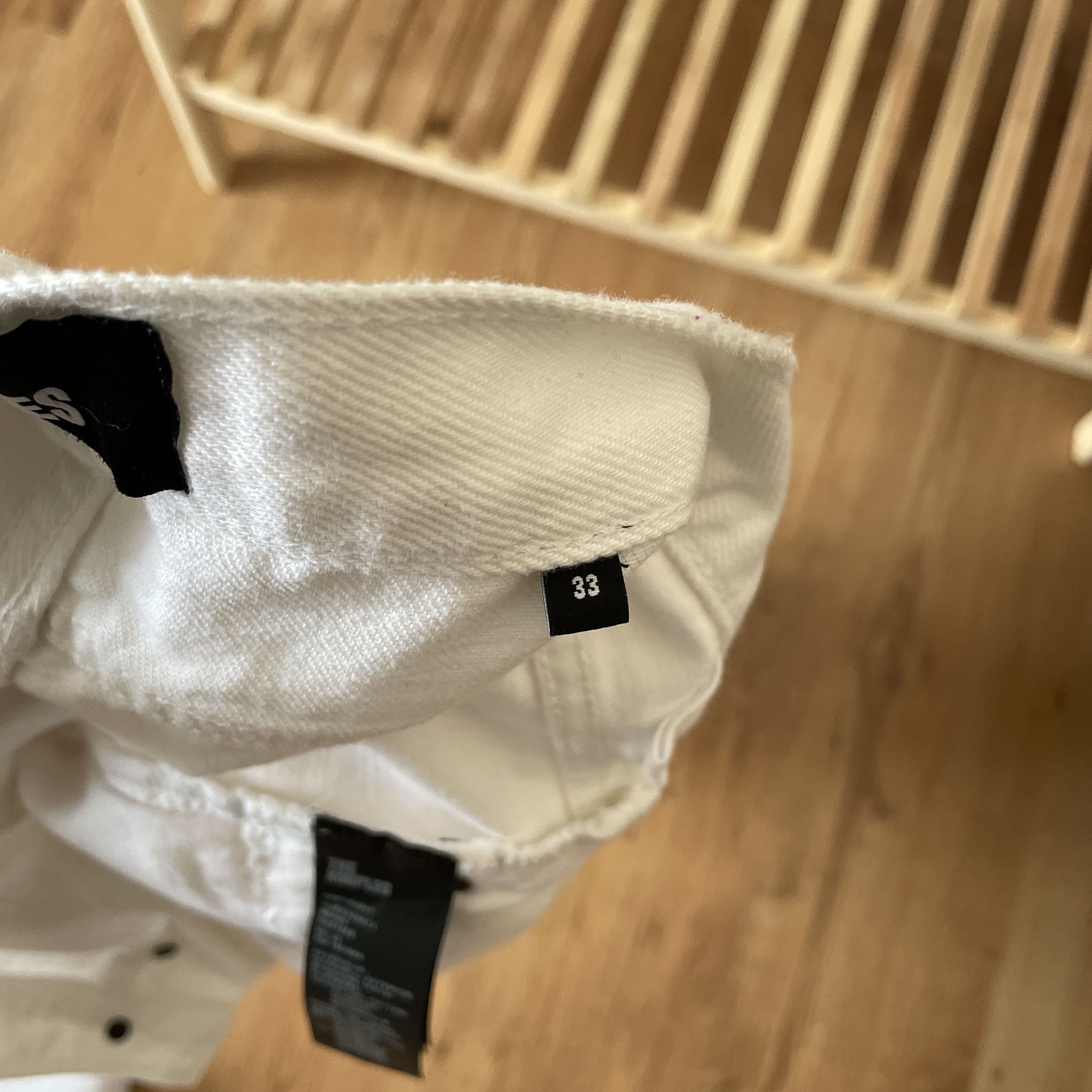 The Kooples The Kooples Straight Cropped White Denim Size 33 Size US 33 - 8 Thumbnail