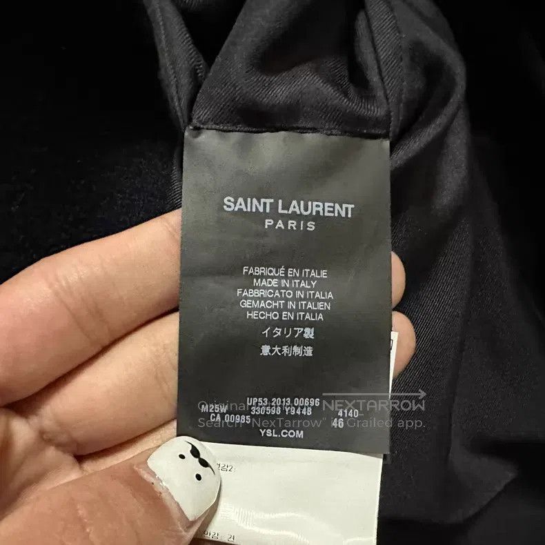 Saint Laurent Paris Saint Laurent Paris Navy Coat Size US S / EU 44-46 / 1 - 7 Thumbnail