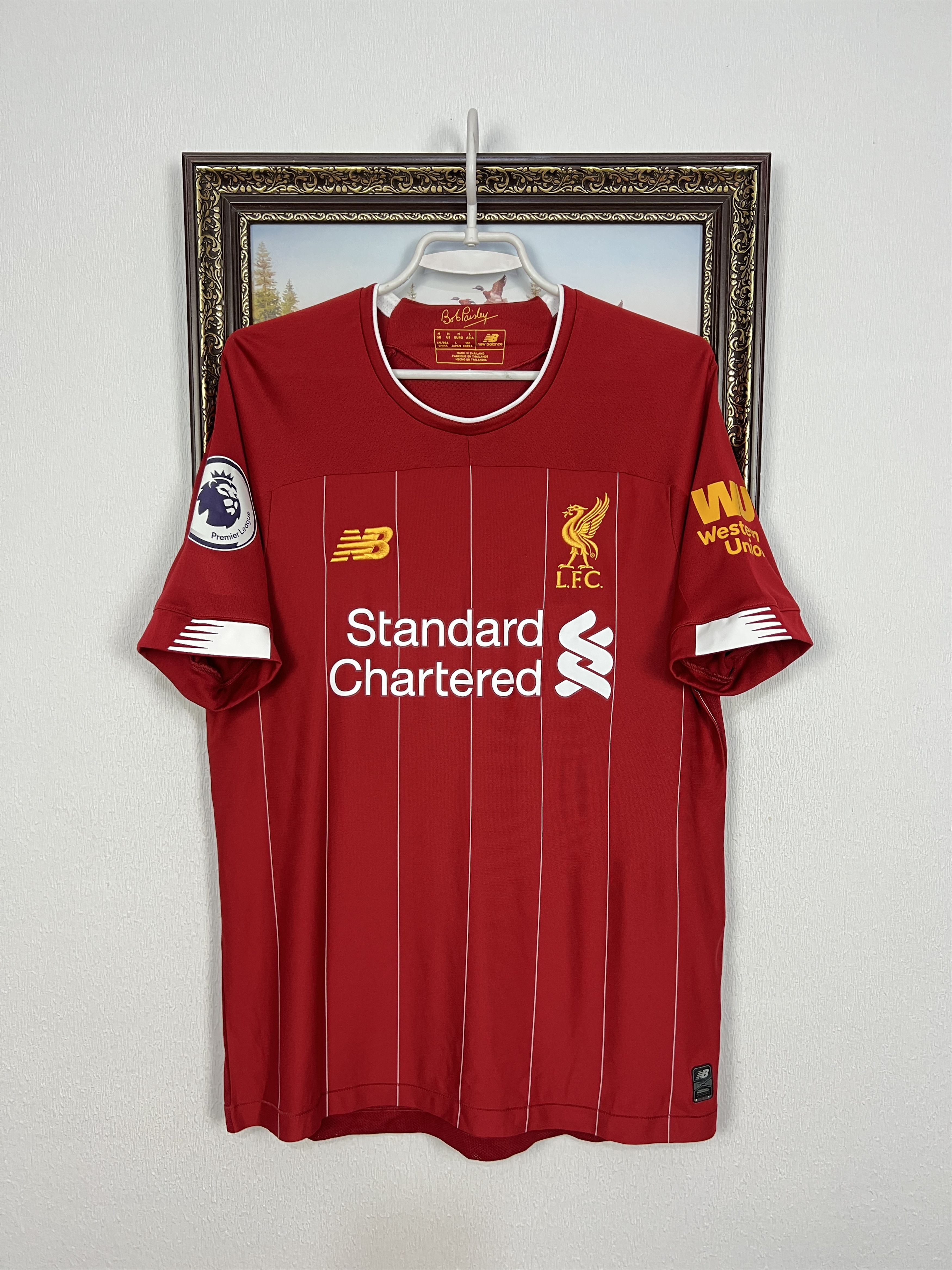 New Balance Liverpool Home football shirt 2019 Soccer #20 Champions Red Size US M / EU 48-50 / 2 - 4 Thumbnail
