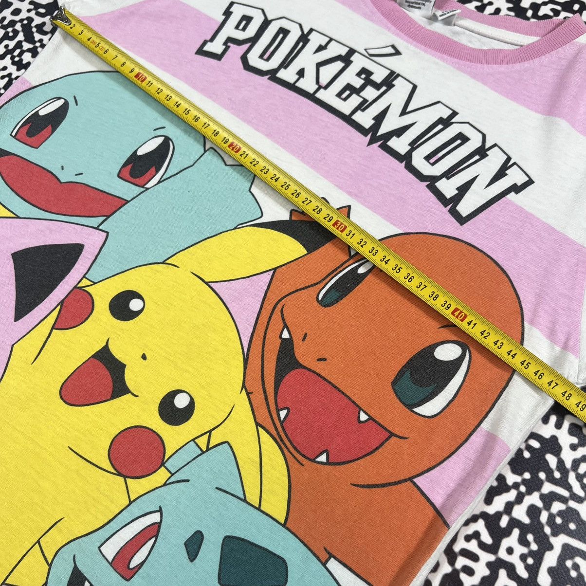 Pokemon Vintage Y2K Pokemon Anima Cartoon Over Print Japanese Tshirt Size M / US 6-8 / IT 42-44 - 17 Thumbnail