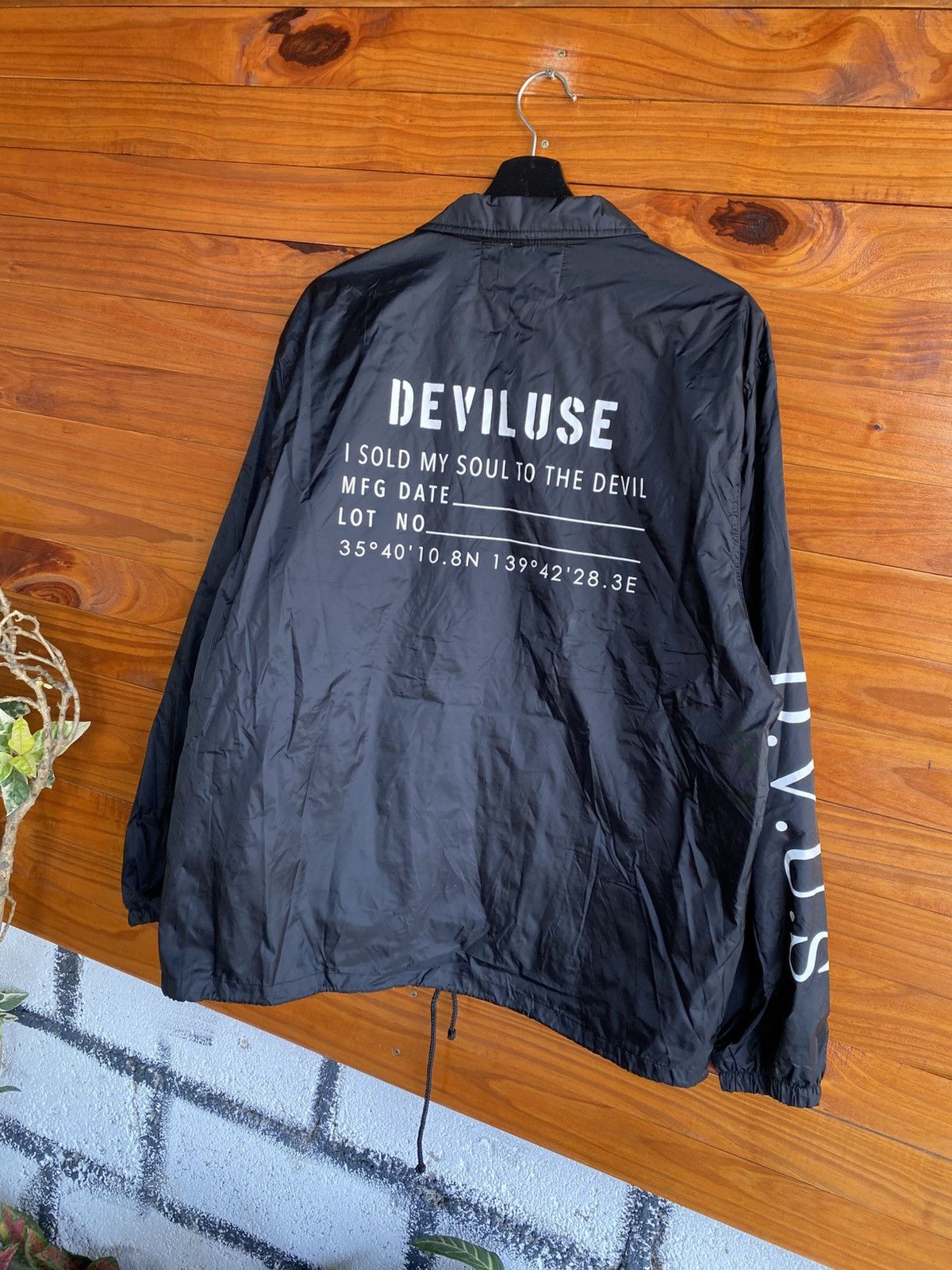 Japanese Brand Deviluse Est.1999 Black Coach “I Sold My Soul to the Devil” Size US L / EU 52-54 / 3 - 10 Thumbnail