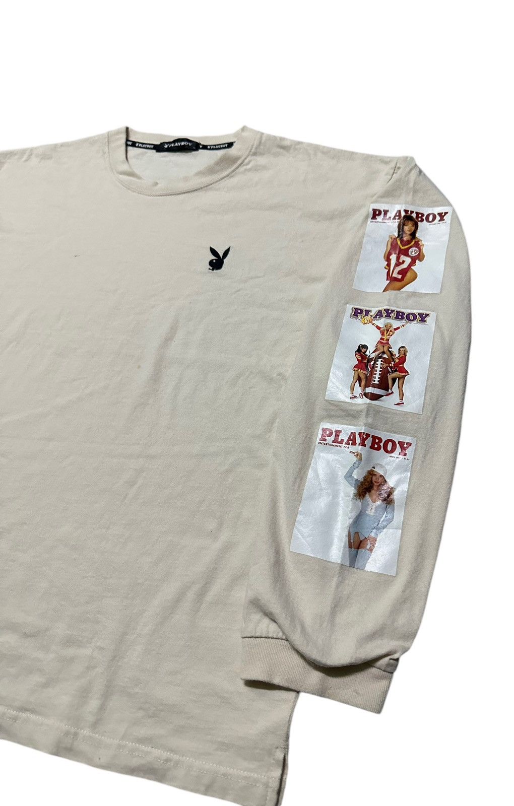 Playboy Playboy sidetape longsleve Size US XL / EU 56 / 4 - 3 Thumbnail