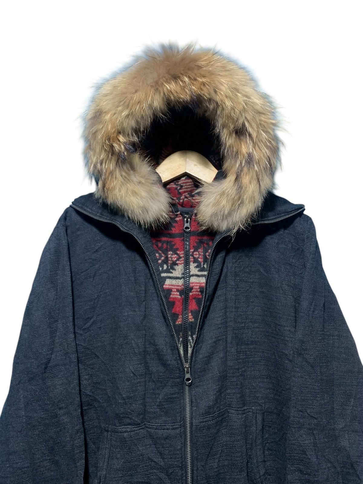 If Six Was Nine ILLS japan double layer navajo removable fur hoodie Size US L / EU 52-54 / 3 - 8 Thumbnail