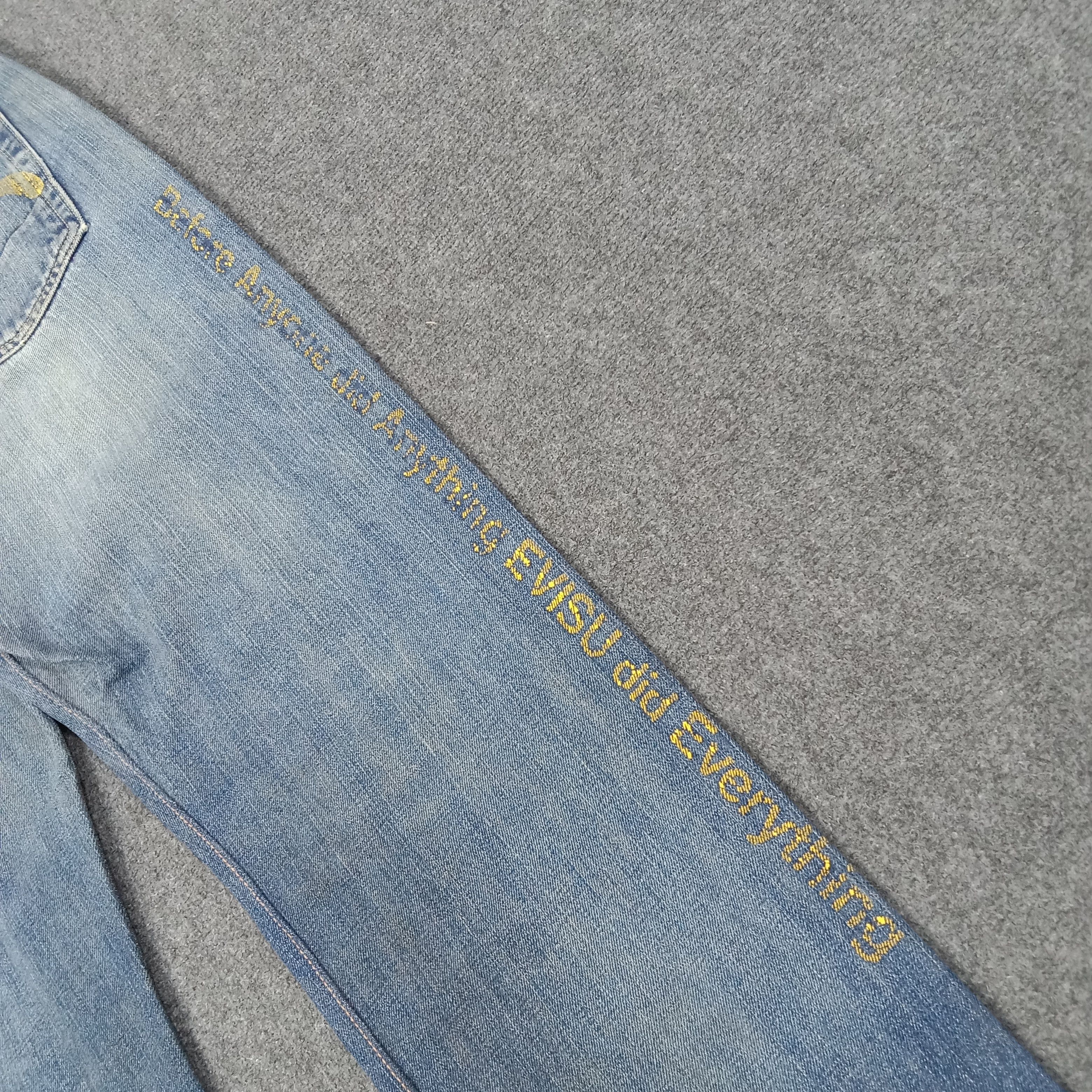 Evisu Evisu Japanese Brand Daicock Custom Art Denim Jeans C244N3 Size US 30 / EU 46 - 7 Thumbnail