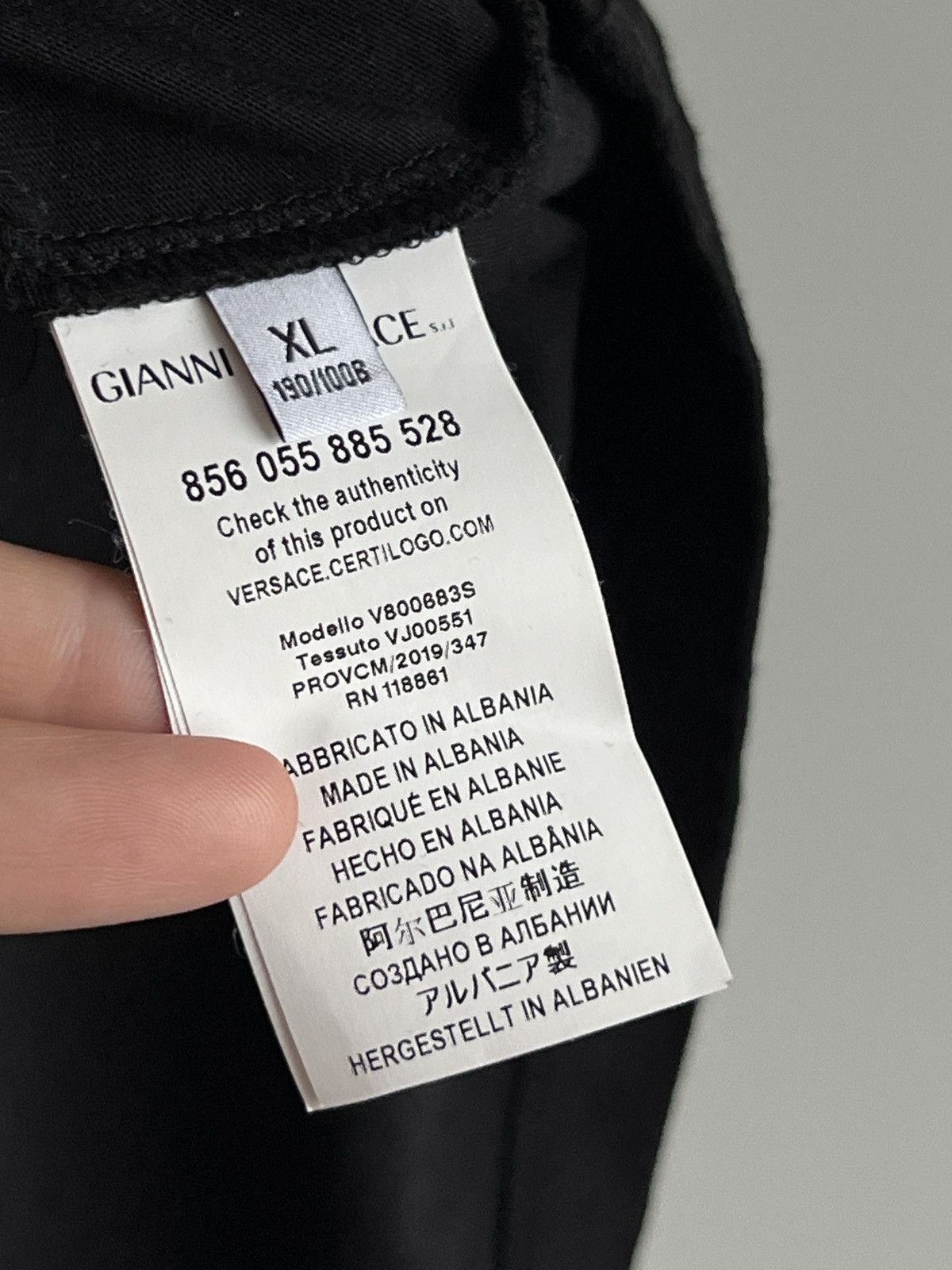 Versace Authentic Versace Medusa Logo T-Shirt Box Size US XL / EU 56 / 4 - 13 Thumbnail