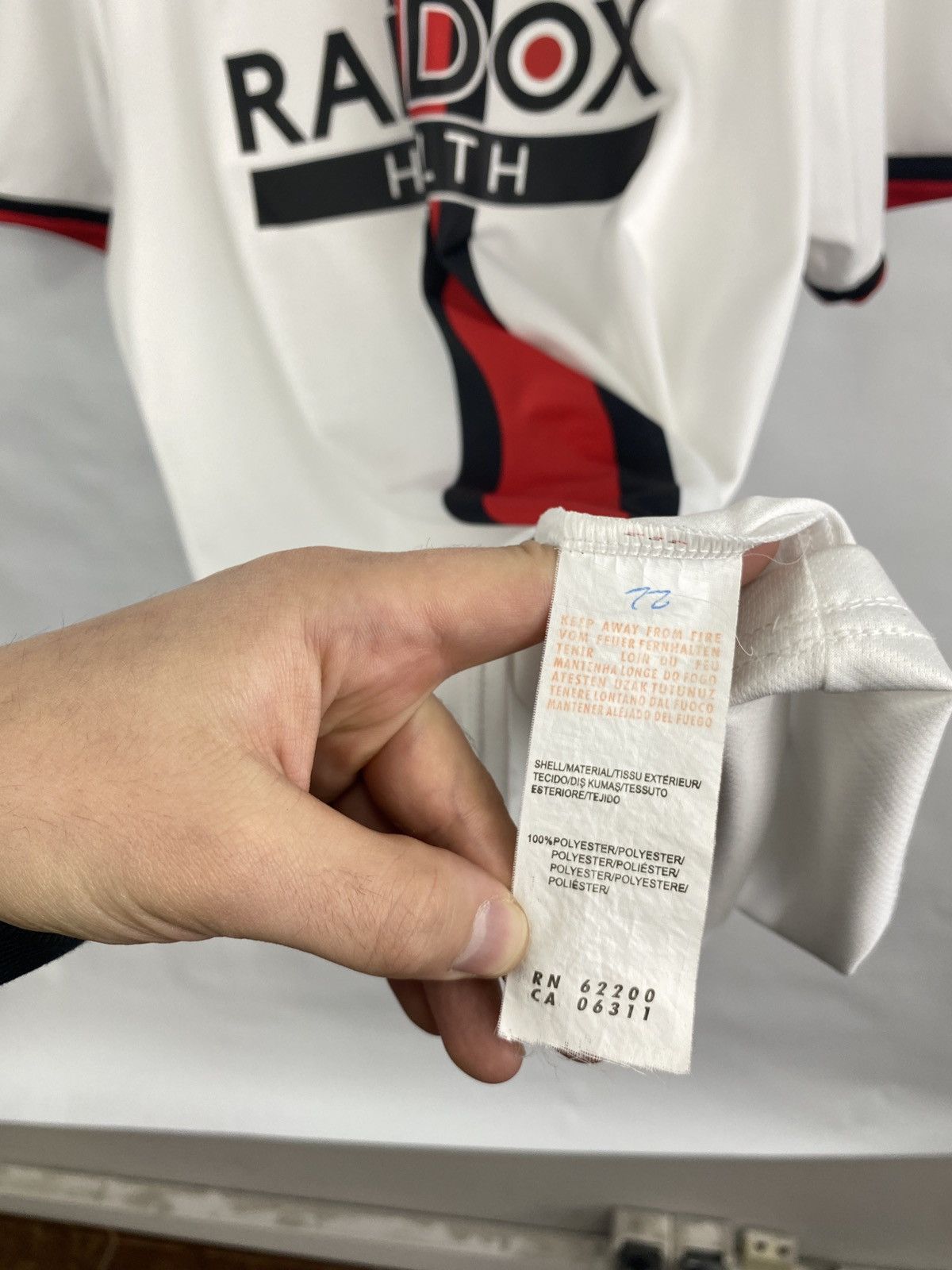 Errea 🏴󠁧󠁢󠁥󠁮󠁧󠁿 Vintage Sheffield United Errea Soccer Jersey Rare Retro Size US M / EU 48-50 / 2 - 8 Thumbnail