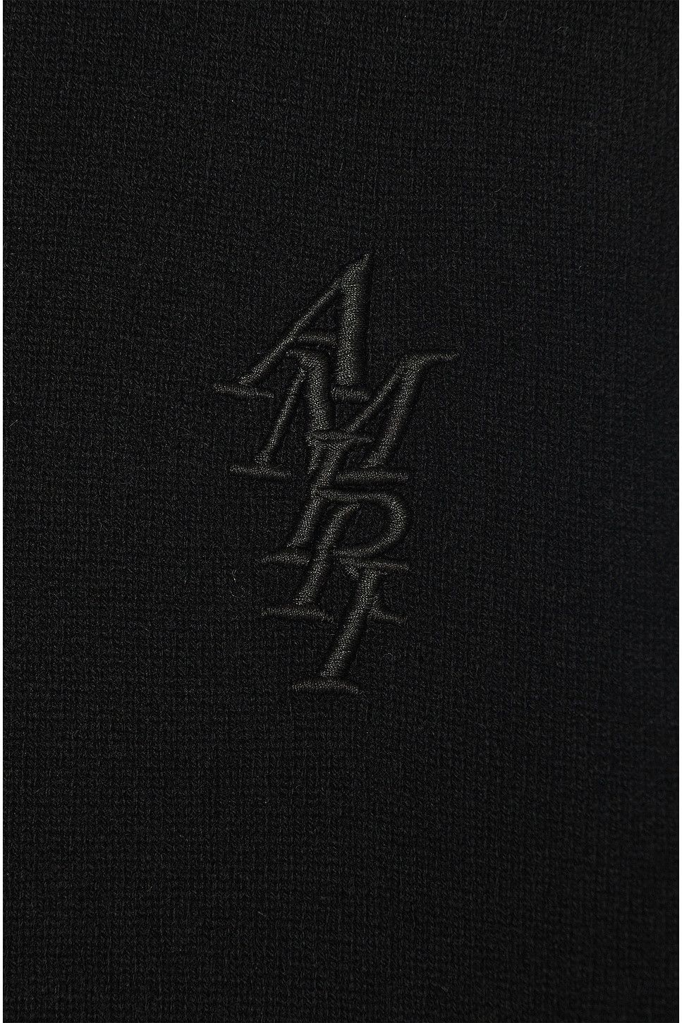Amiri o1w1db10325 Stack Short Sleeve Polo Shirt in Black Size US M / EU 48-50 / 2 - 3 Thumbnail
