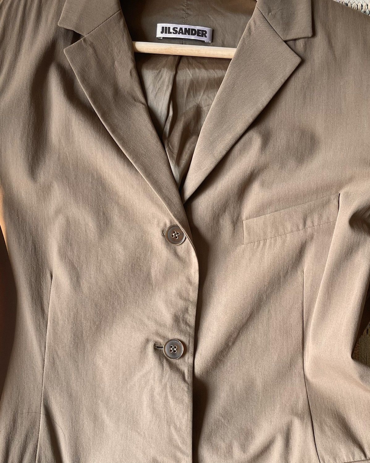 Jil Sander Vintage Brown Jil Sander Blazer Jacket Size L / US 10 / IT 46 - 1 Thumbnail