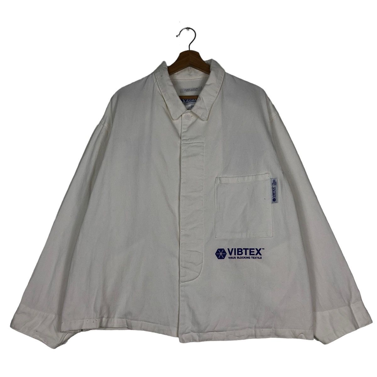 Japanese Brand 🔥VINTAGE CHORE WORK JACKET STREETWEAR VIBTEX VIRUS JAPAN Size US M / EU 48-50 / 2 - 1 Thumbnail