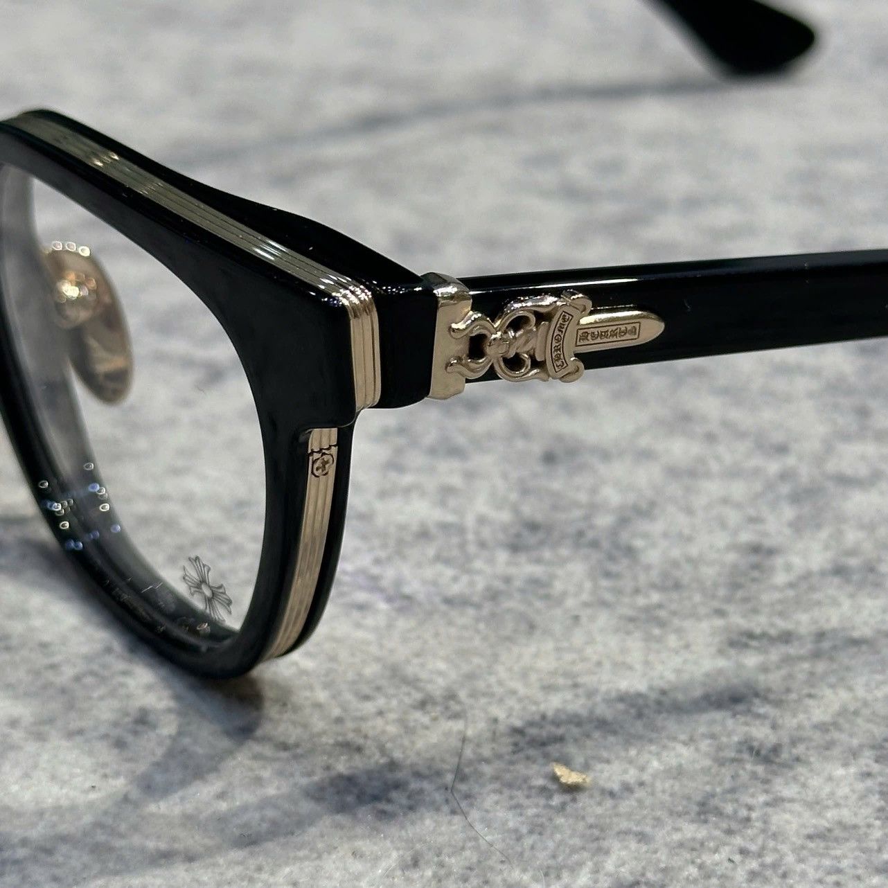 Chrome Hearts CHROME HEARTS DUCK BUTTER BLAC/GOLD PLATED Size ONE SIZE - 3 Thumbnail