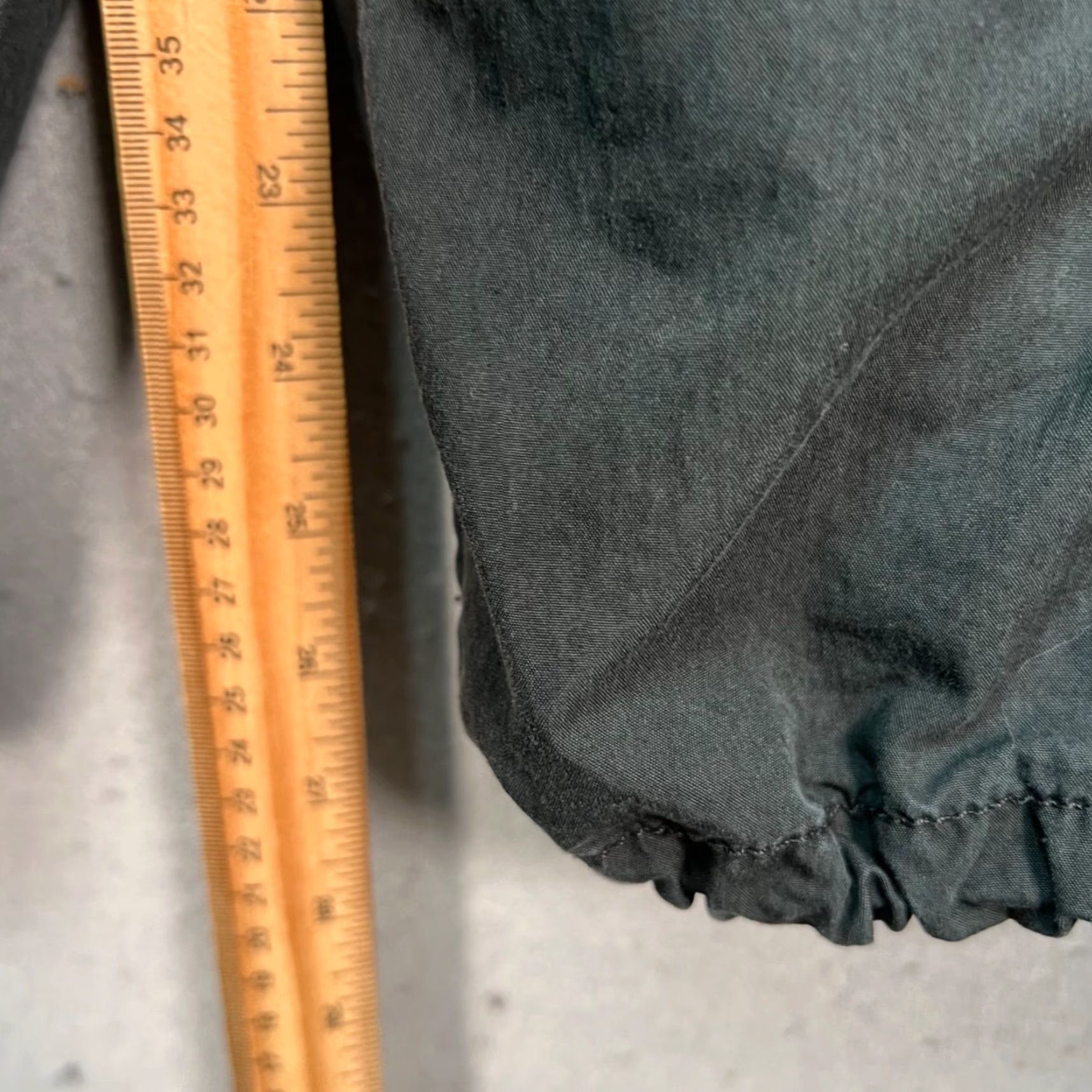 TNA TNA Surplus Division Womens XS Black Nylon-Cotton Wide Leg Cargo Pants Shirt? Size 26" / US 2 / IT 38 - 7 Thumbnail