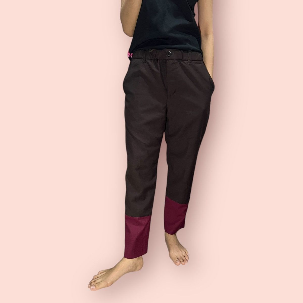 Frapbois × Issey Miyake × Japanese Brand VINTAGE FRAPBOIS HALF JAPAN ANKLE PANTS (1 size) Size 30" / US 8 / IT 44 - 3 Thumbnail