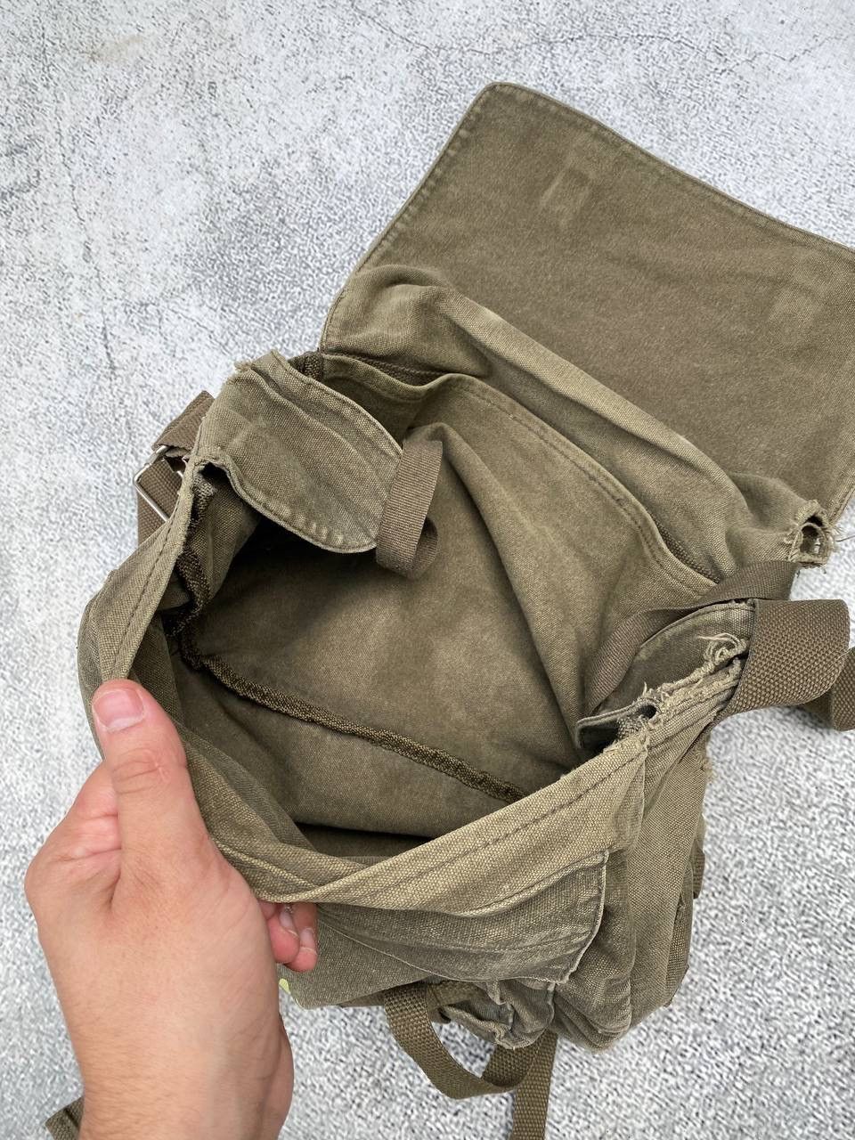 Japanese Brand Diesel Style Japanese distressed denim Sling Bag Size ONE SIZE - 16 Thumbnail
