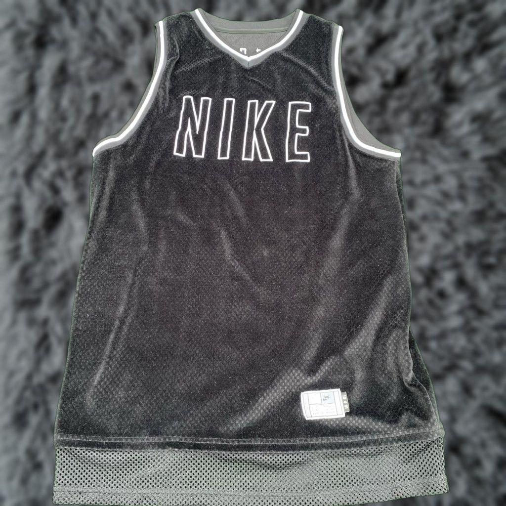 Nike Serena Williams Nike Jersey Womens M Black Velour Long Fit Shirt Sports Tennis Designer Size M / US 6-8 / IT 42-44 - 1 Thumbnail