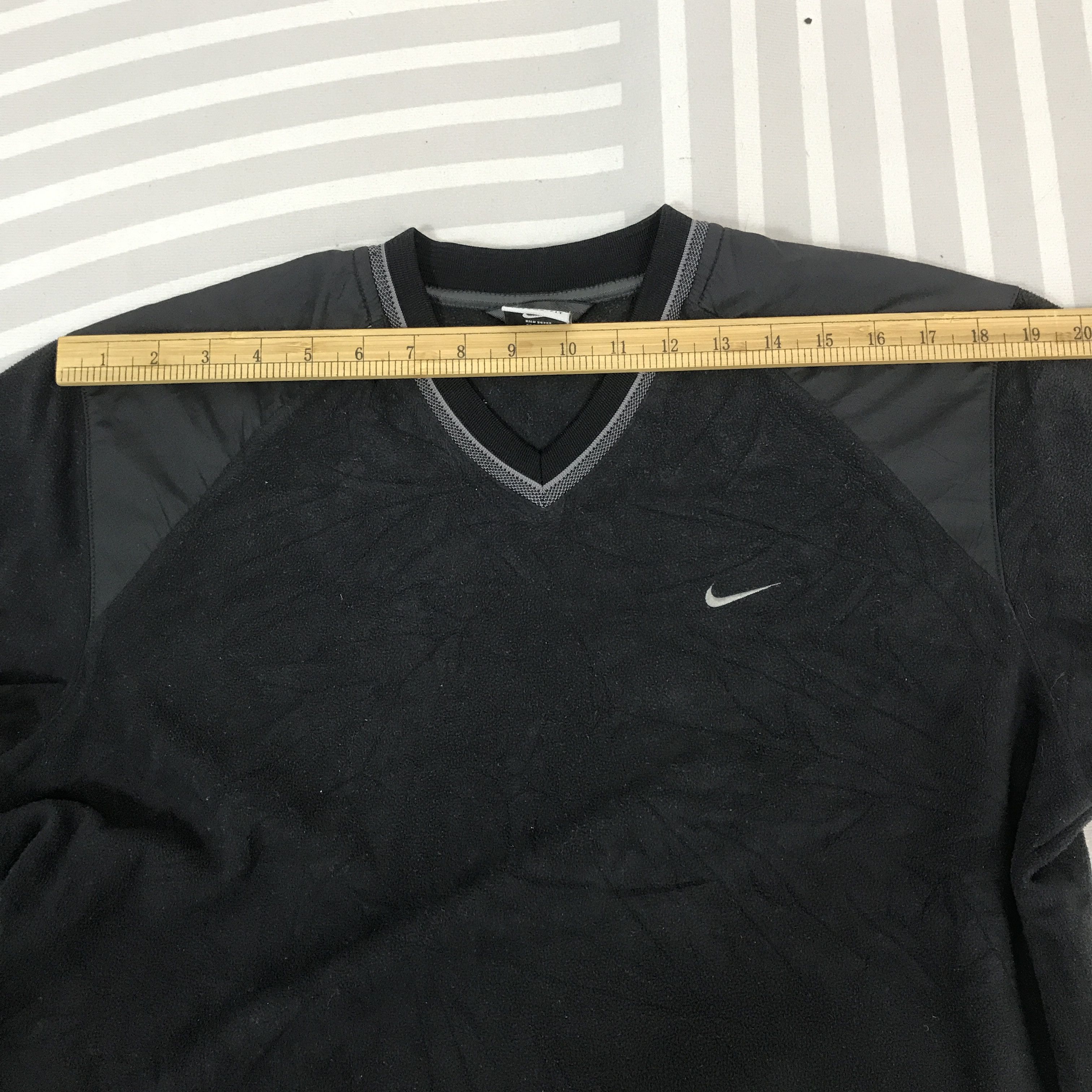 Nike × Vintage Vintage Nike Design V-Neck sweatshirt Jacket Size US M / EU 48-50 / 2 - 5 Thumbnail