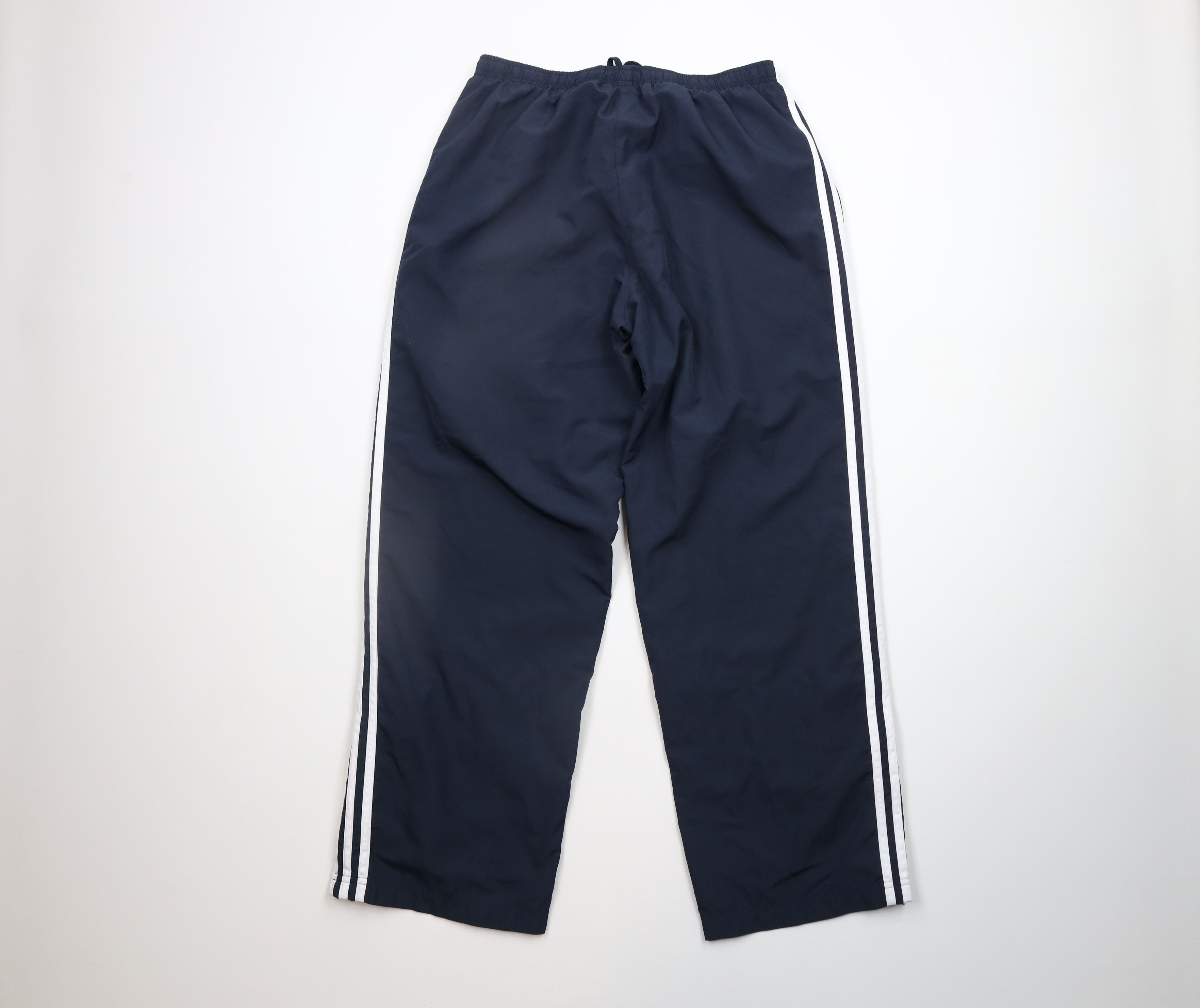 Adidas × Vintage Vintage Adidas Striped Lined Wide Leg Windbreaker Pants Size 30" / US 8 / IT 44 - 9 Thumbnail