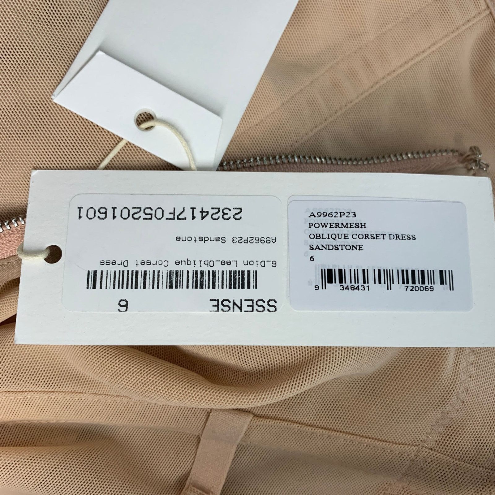 Dion Lee DION LEE Size 2 Nude Polyamide Eastane Body-Con Mini Dress Size M / US 6-8 / IT 42-44 - 5 Thumbnail